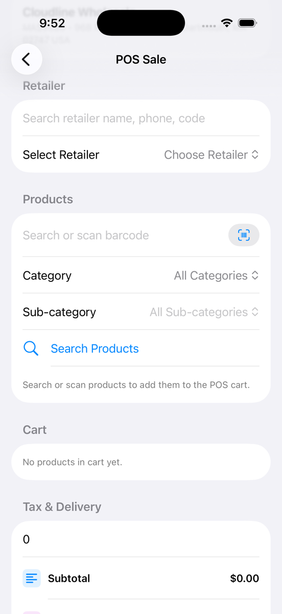 POS Sale screenshot
